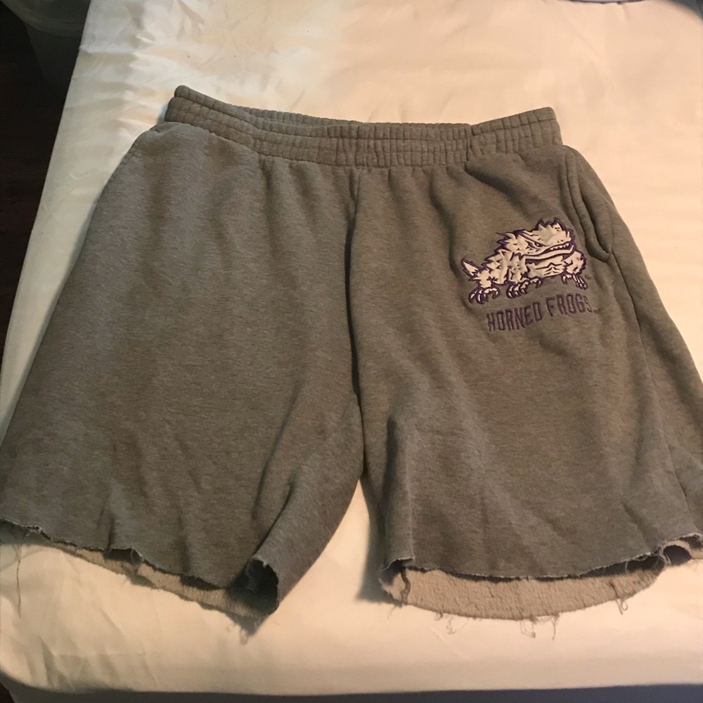 TCU sweat shorts